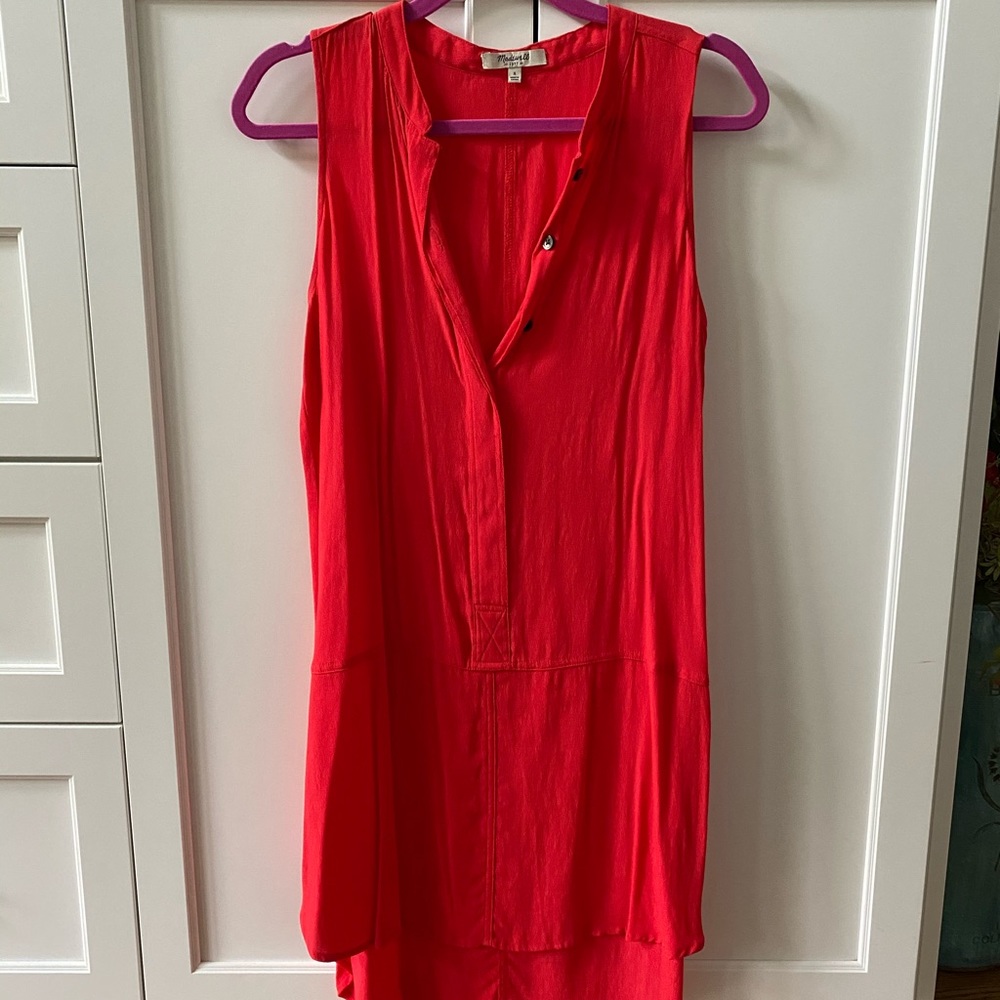 Madewell Sleeveless Shift Dress